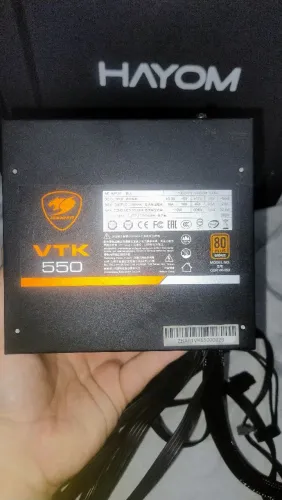 Fonte Cougar VTK 550W / Muito bem conservado