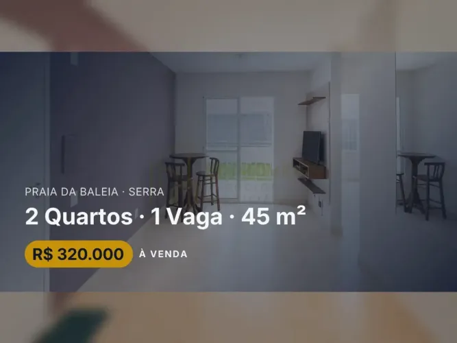 Viva perto da praia! Apartamento térreo na Praia da Baleia à venda