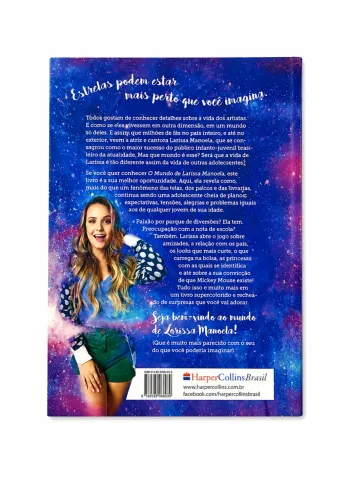 Livro O Mundo de Larrissa Manoela a Estrela Como Você Nunca Viu