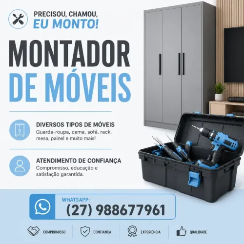 Montador de móveis Serra/ Vitória e região.