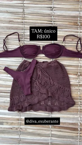 Biquíni e saia 