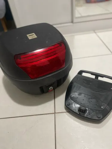 Bau Moto Bauleto Universal 28 Litros Pro Tork Smartbox Fumê