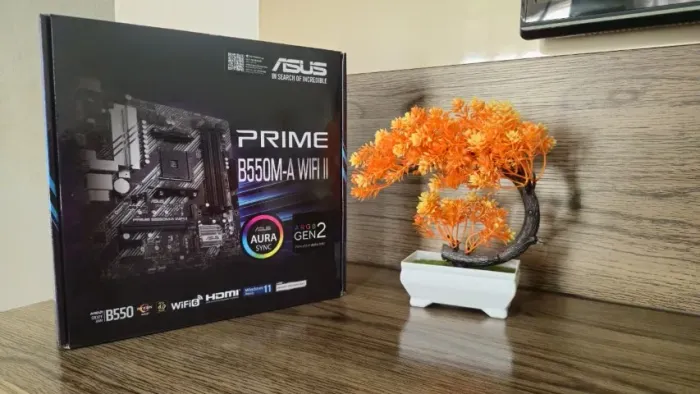[LACRADA COM NF] PLACA MÃE AM4 ASUS Prime B550M-A Wi-Fi II 