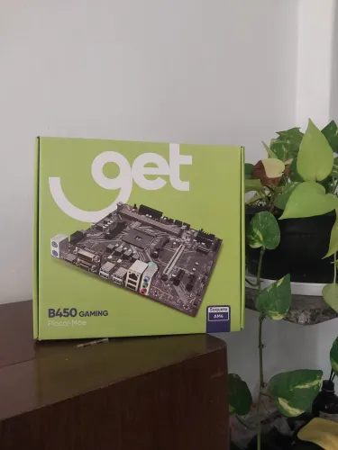 Placa-Mãe Get AM4 Gaming B450S DDR4, 64GB, Suporta AMD Ryzen até 5° geração, SATA III, M.2