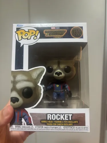 Funko pop Rocket guardiões da galaxia