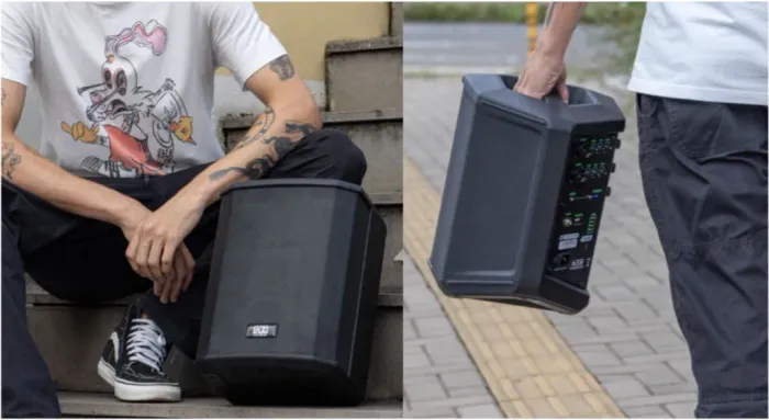 Caixa de som Ativa com bateria Z1 compact pro