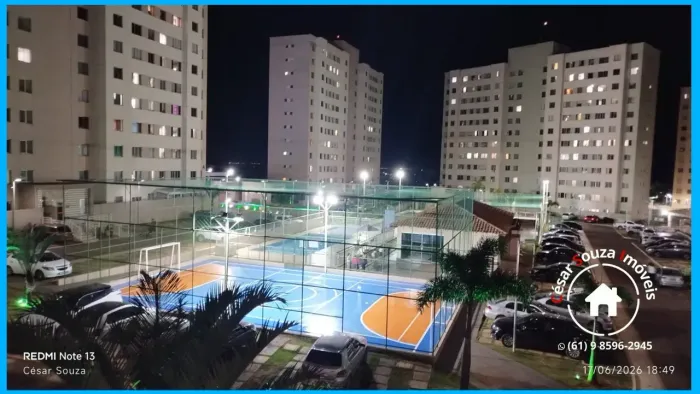 Alugo no Parque dos Esportes apto nascente com vista para área de lazer