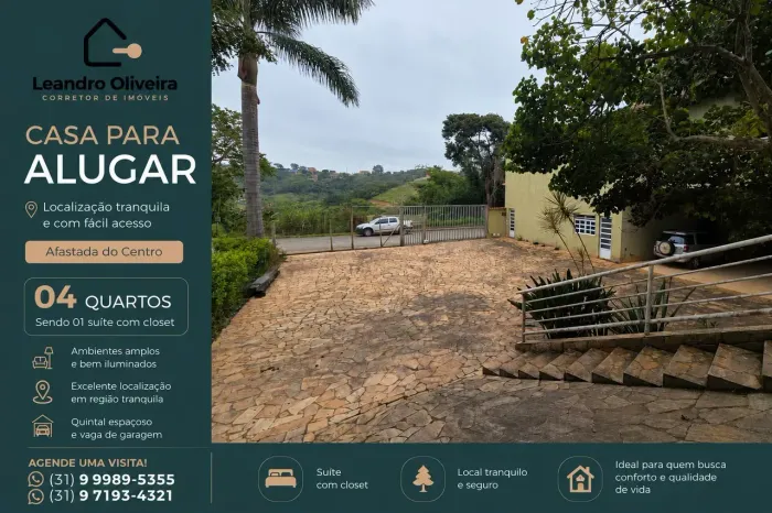 Imóveis para Locação em Entre Rios de Minas