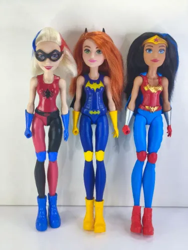 Boneca Batgirl Mulher Maravilhosa e Arlequina Dc Super Hero Girls - Mattel