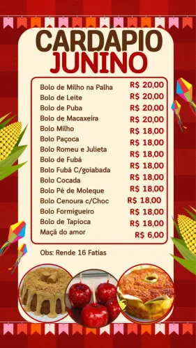Bolos típicos/Junino