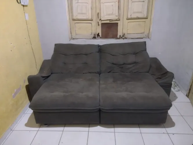 Sofá retrátil 4 lugares