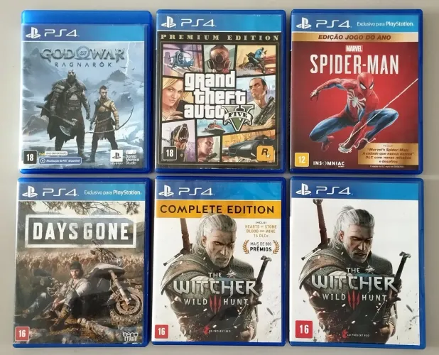 Jogos Playstation 4 e 5