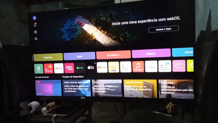 Vendo tv LG 4k full hd, já tem Xbox instalado nela 4 mês de uso