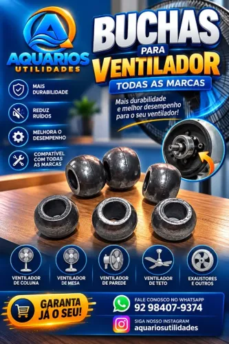 Bucha e Eixo de ventilador no atacado