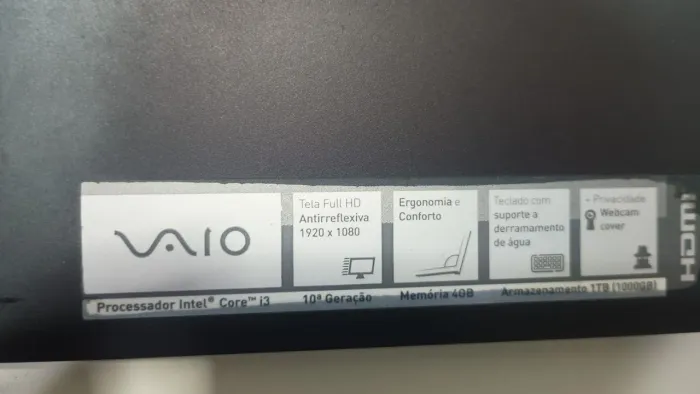 Vende notebook usado 1 TB 