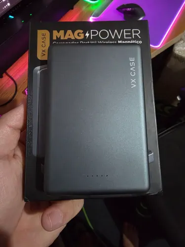Bateria Portátil Vx Case Mag Power Thin 10.000mah Original
