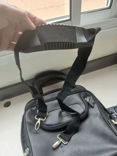 Bolsa Executiva Masculina Preta Estilo Premium - Couro Sintético