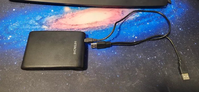 HD Externo Hitachi 320GB - USB - Funcionando