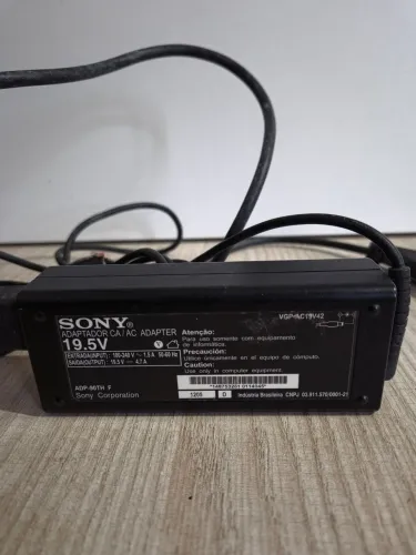 Carregador Original Sony Vaio 19.5V (Genuíno)
