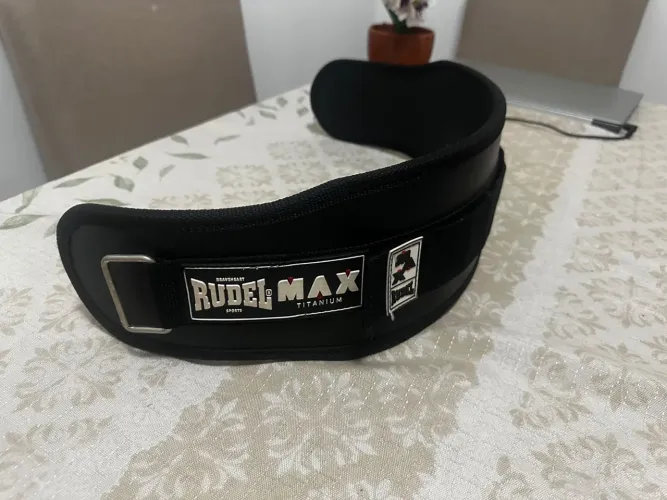 Cinturão de Powerlifting Rudel Edição especial Max Titanium e Strap H-80 de brinde