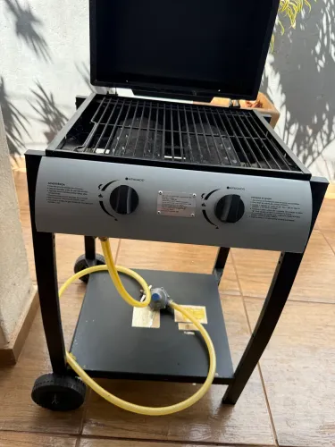 Churrasqueira de hambúrguer a gás