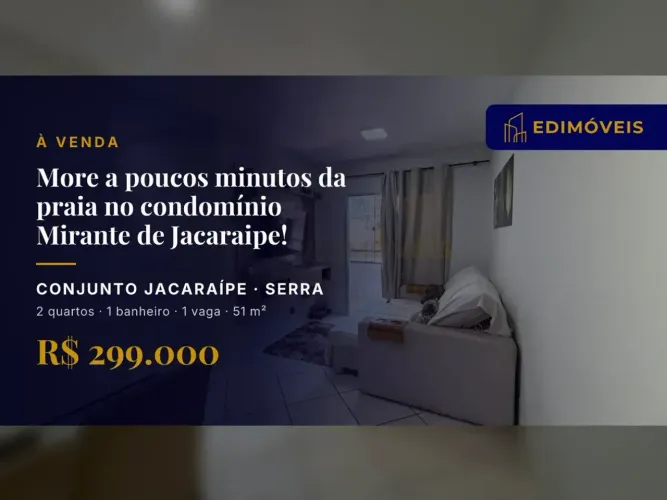Oportunidade no Conjunto Jacaraípe: Apartamento 2 quartos em localização estratégica