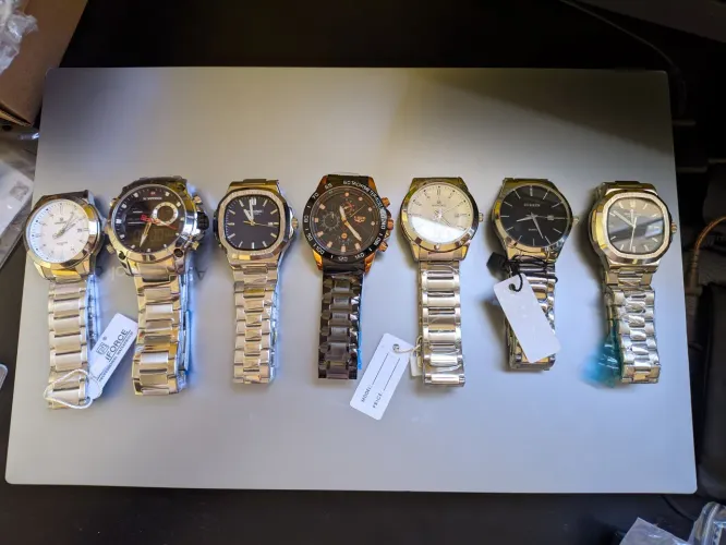 7 RELOGIOS MASCULINOS IMPORTADOS