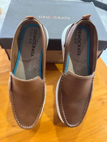 Mocassim em couro Democrata