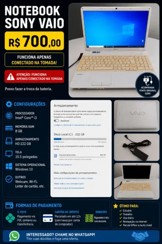 Notebook Vaio