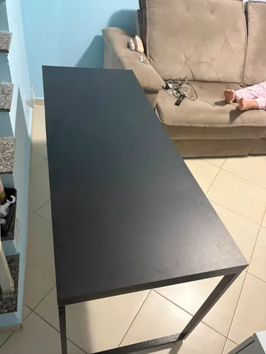Vendo mesa industrial preta