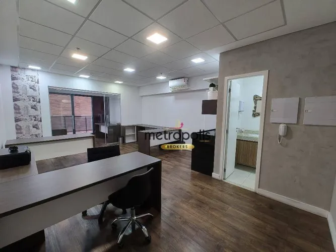 Sala para alugar, 54 m² por R$ 6.958,28/mês - Cerâmica - São Caetano do Sul/SP
