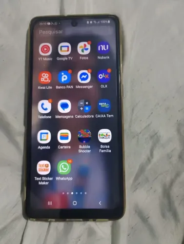 Vendo Samsung galaxy A71. Em perfeito estado funcionando perfeitamente 