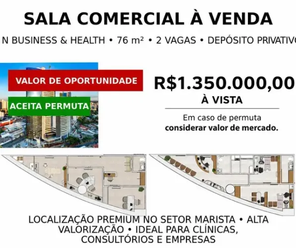 Sala Comercial Órion Business 76m²