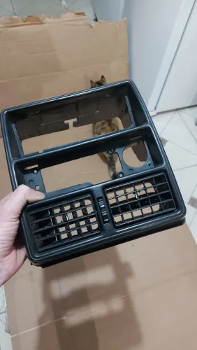 Moldura do rádio e painel fiat uno