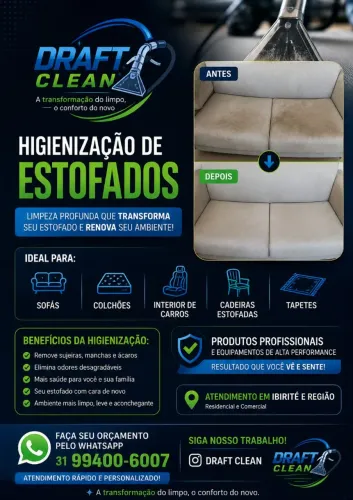 Higienização de estofados