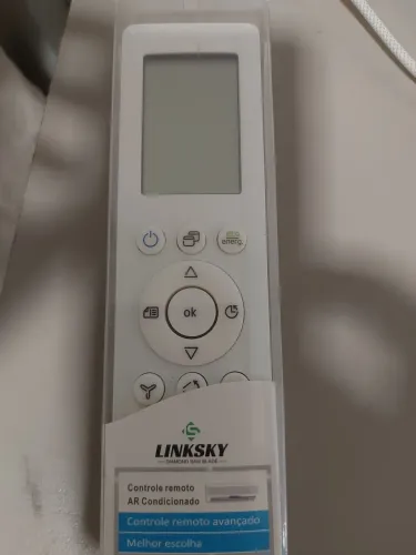 Controle aremoto Para Ar-condicionado Midea Comfee RG10a Branco
