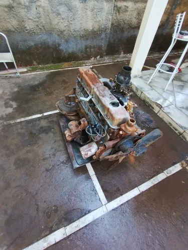 Motor da C20,opala, ano 94 6 cilindros etanol, Stander,de retentor