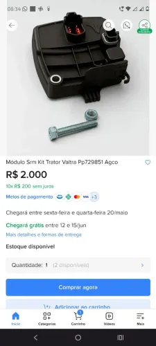 Módulo controle de nó 