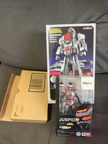 Bandai Jaspion aberto e Daileon lacrado