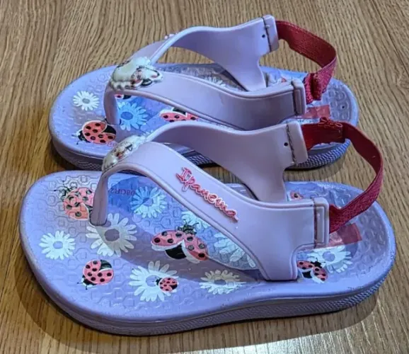 Chinelo infantil Ipanema Joaninha, tamanho 19