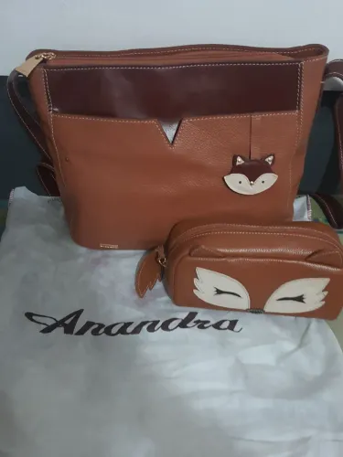 Bolsa Anandra Vaninha + Nécessaire - modelo fora de linha!