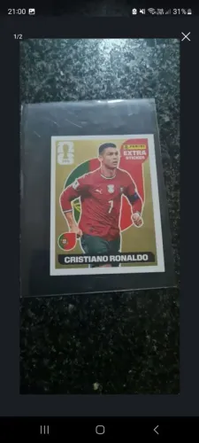 Figurinha Cristiano Ronaldo Gold 2026