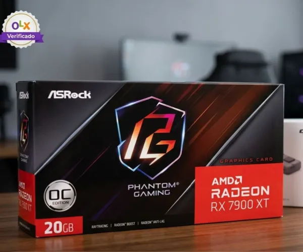 ASRock RX 7900 XT 20GB Phantom Gaming OC | Monstro para 4K, IA e Render