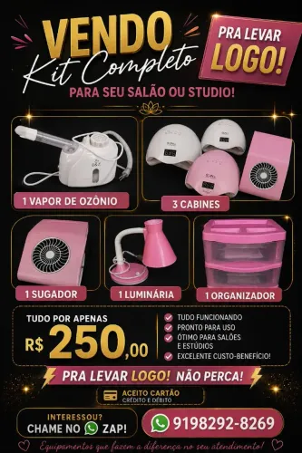 Vendo tudo, aceito cartão! Só chamar no ZAP *!