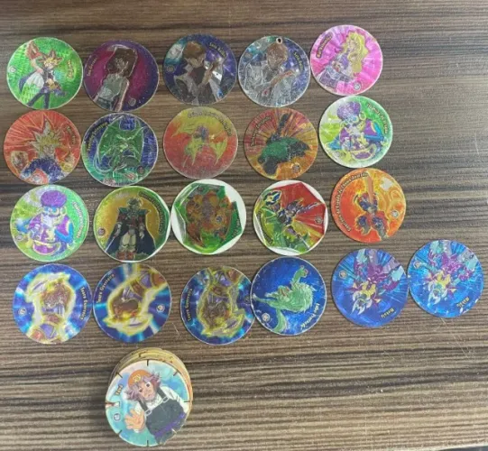 35 TAZOS MAGIC E ARMA E VOA YUGIOH ELMA CHIPS
