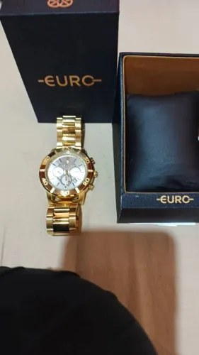 Relógio Euro novo feminino grande PARA LEVAR HOJE 200 NA MÃO LEVA