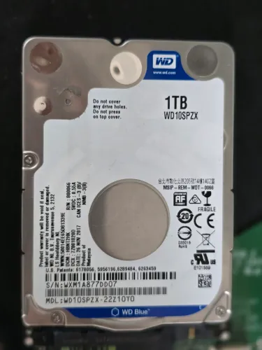 HD WD 1TB de notebook(serve para pc)