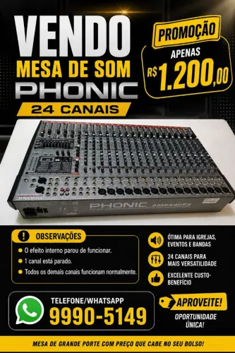 Mesa de som
