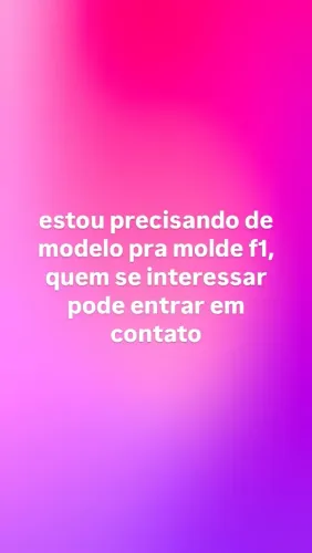 Modelo pra molde f1