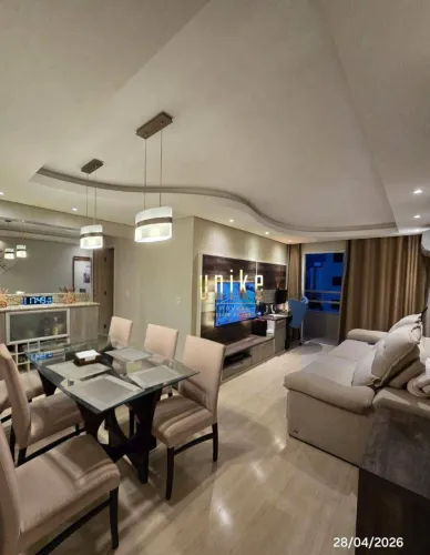 Apartamento com 2 dormitórios/quartos à venda, 76 m² por R$ 850.000 - Jardim Aquarius - Sã